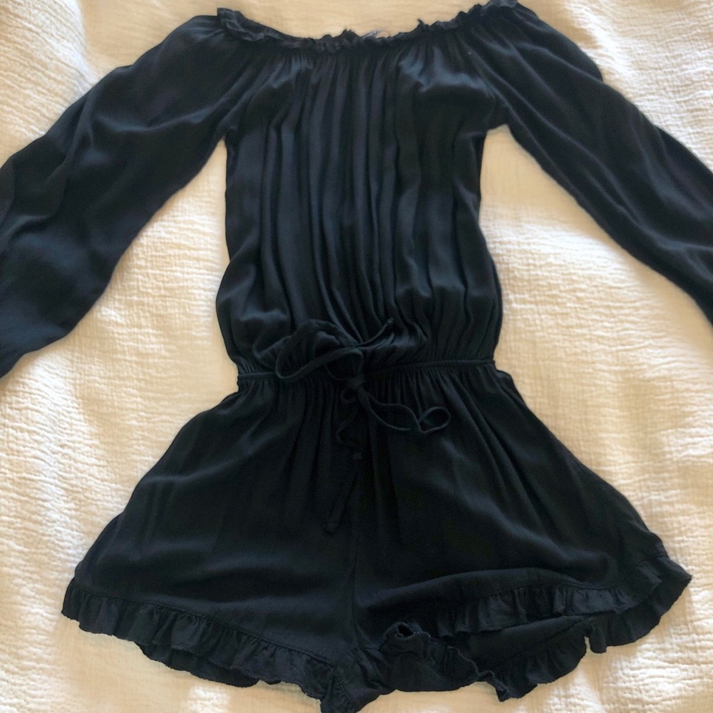 Worn Once- Brandy Melville off the shoulder romper